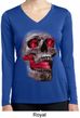 Halloween Cobra Skull Ladies Dry Wicking Long Sleeve Shirt