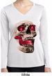 Halloween Cobra Skull Ladies Dry Wicking Long Sleeve Shirt