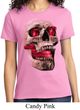 Halloween Cobra Skull Ladies Shirt