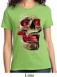 Halloween Cobra Skull Ladies Shirt