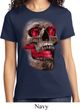 Halloween Cobra Skull Ladies Shirt