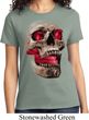 Halloween Cobra Skull Ladies Shirt