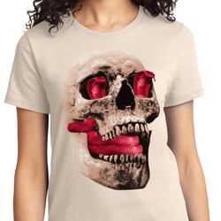 Halloween Cobra Skull Ladies Shirt