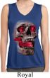 Halloween Cobra Skull Ladies Sleeveless Moisture Wicking Shirt