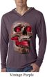 Halloween Cobra Skull Lightweight Hoodie Shirt