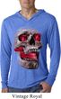 Halloween Cobra Skull Lightweight Hoodie Shirt