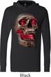 Halloween Cobra Skull Lightweight Hoodie Tee