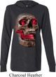 Halloween Cobra Skull Lightweight Hoodie Tee