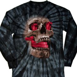 Halloween Cobra Skull Long Sleeve Tie Dye Shirt Halloween Cobra Skull Long Sleeve Tie Dye Shirt