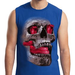 Halloween Cobra Skull Mens Muscle Shirt Halloween Cobra Skull Mens Muscle Shirt