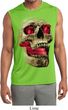 Halloween Cobra Skull Mens Sleeveless Moisture Wicking Shirt
