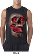 Halloween Cobra Skull Mens Sleeveless Shirt
