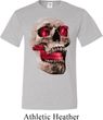 Halloween Cobra Skull Mens Tall Shirt