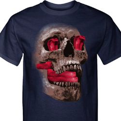 Halloween Cobra Skull Mens Tall Shirt Halloween Cobra Skull Mens Tall Shirt