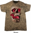 Halloween Cobra Skull Mineral Tie Dye Shirt