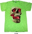 Halloween Cobra Skull Mineral Tie Dye Shirt