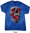 Halloween Cobra Skull Mineral Tie Dye Shirt