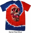 Halloween Cobra Skull Patriotic Tie Dye Shirt