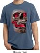 Halloween Cobra Skull Pigment Dyed Shirt