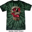 Halloween Cobra Skull Spider Tie Dye Shirt