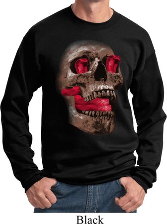 Halloween Cobra Skull Sweatshirt