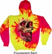 Halloween Cobra Skull Tie Dye Hoodie