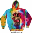Halloween Cobra Skull Tie Dye Hoodie