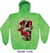 Halloween Cobra Skull Tie Dye Hoodie