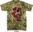 Halloween Cobra Skull Tie Dye Shirt