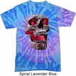 Halloween Cobra Skull Tie Dye Shirt