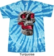 Halloween Cobra Skull Twist Tie Dye Shirt