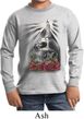 Halloween Day of the Dead Candle Skull Kids Long Sleeve Shirt