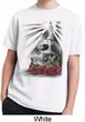 Halloween Day of the Dead Candle Skull Kids Moisture Wicking Shirt
