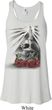 Halloween Day of the Dead Candle Skull Ladies Flowy Racerback Tanktop