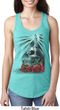 Halloween Day of the Dead Candle Skull Ladies Ideal Tank Top