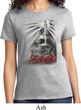 Halloween Day of the Dead Candle Skull Ladies Shirt