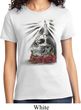 Halloween Day of the Dead Candle Skull Ladies Shirt