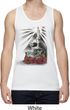 Halloween Day of the Dead Candle Skull Mens Moisture Wicking Tanktop