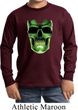 Halloween Glow Bones Kids Long Sleeve Shirt