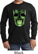 Halloween Glow Bones Kids Long Sleeve Shirt