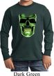 Halloween Glow Bones Kids Long Sleeve Shirt