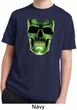 Halloween Glow Bones Kids Moisture Wicking Shirt