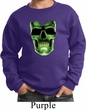 Halloween Glow Bones Kids Sweat Shirt