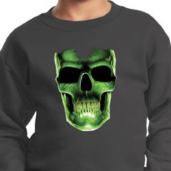Halloween Glow Bones Kids Sweat Shirt