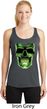 Halloween Glow Bones Ladies Dry Wicking Racerback Tank Top