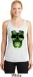 Halloween Glow Bones Ladies Dry Wicking Racerback Tank Top
