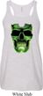 Halloween Glow Bones Ladies Flowy Racerback Tanktop