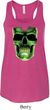 Halloween Glow Bones Ladies Flowy Racerback Tanktop
