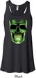 Halloween Glow Bones Ladies Flowy Racerback Tanktop