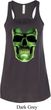 Halloween Glow Bones Ladies Flowy Racerback Tanktop